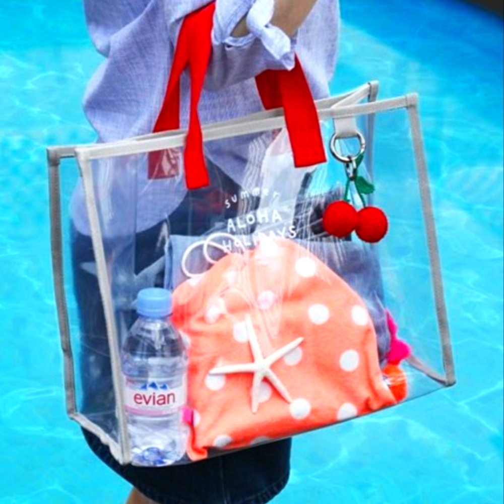 PVC beach tote